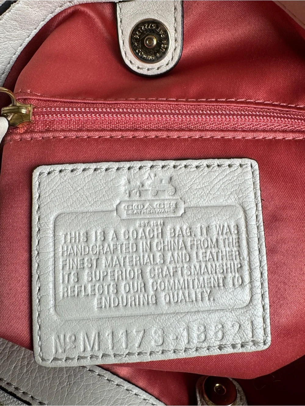 Authentic Coach Madison Flap Carryall – Style 18621